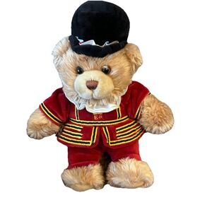 Harrods Store Plush Bear Beefeater Sitting 11" Knightsbridge London NWOT